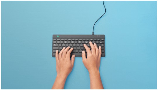 Clavier ergonomique AZERTY - filaire - blanc