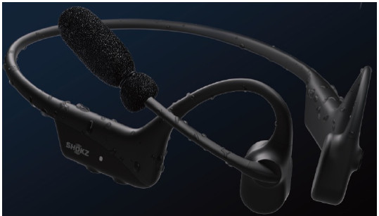 SHOKZ OpenComm2 Noir Version Industrielle