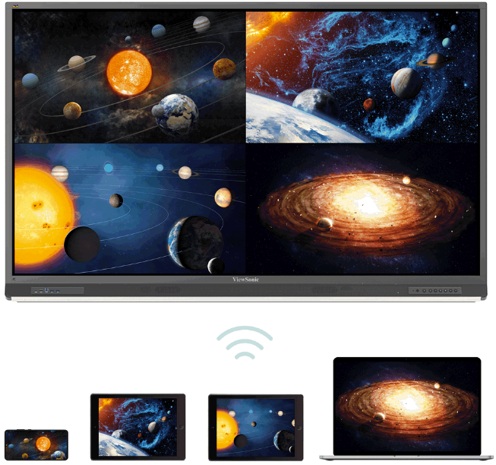 Ecran Viewsonic - ViewBoard 75 pouces 4K IFP7552-2f