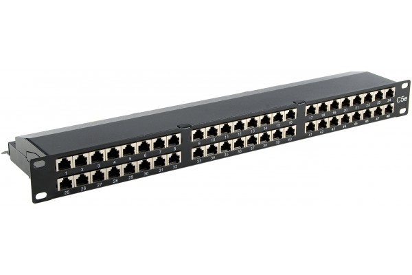 Panneau 19 Equipe 48P 1U Cat 5E Stp