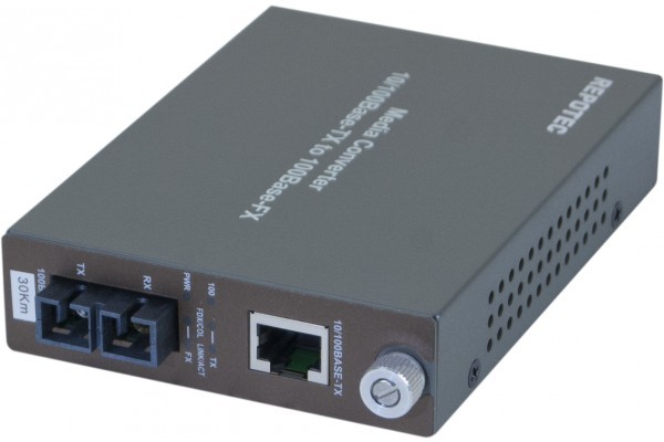 Convertisseur Fibre Optique/Rj45 - 100Fx Sc Mmode 30Kms