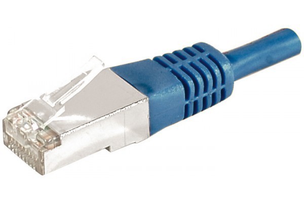 Dexlan Cordon Patch Rj45 F/Utp Cat 6A Bleu - 15 M
