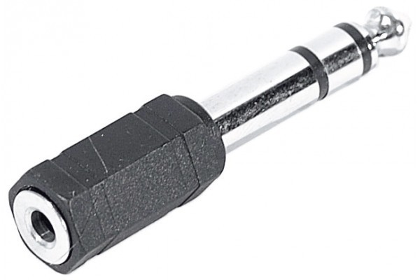 Adaptateur Jack 3,5 Femelle Vers Jack 6,35 Male - Monobloc