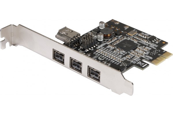 Carte Pci-Express Firewire 800 3Port 1394B + 1X1394A Interne