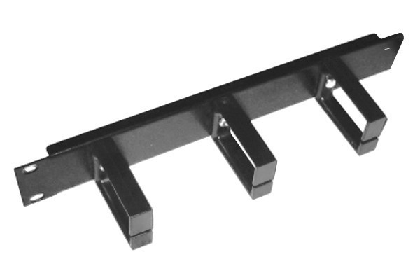 Panneau Guide Cable 1U 10 Noir