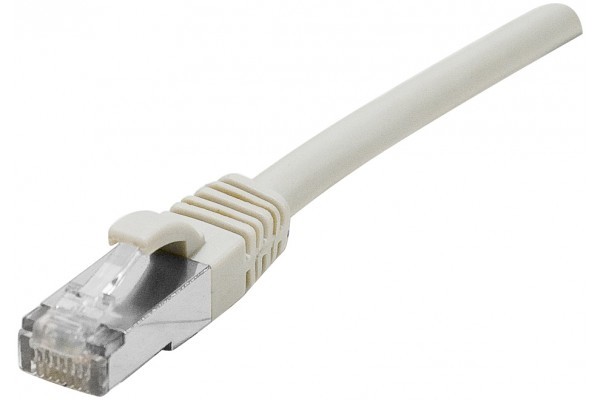 Cordon Patch Rj45 S/Ftp Cat 6A Lsoh Snagless Gris - 7,50M