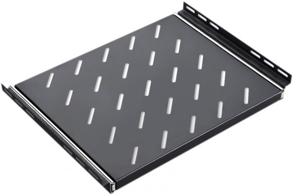 Etagere Coulissante Pour Baie Reseau Prof 550 Mm Noir