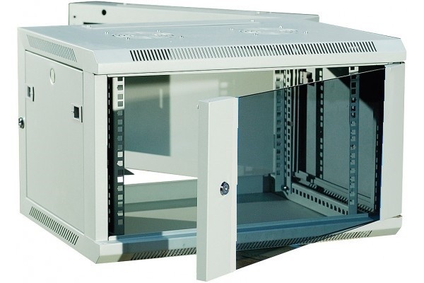 Coffret Pivotant 19 9U Gris Prof 550 Mm