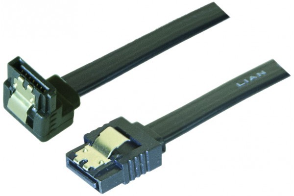 Cble sata 6GB/s coud bas slim scuris (noir) - 75 cm
