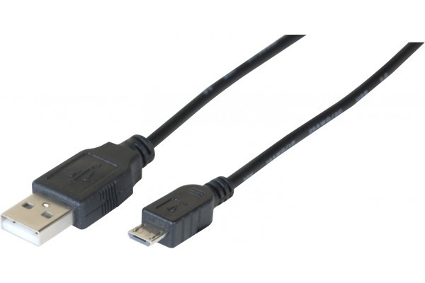 GENERIQUE - Câble USB 2.0 A vers Micro B - 1 m - Noir - Image 3