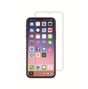 Muvit - protection d'ecran en verre trempe, incurve, unitaire - Apple iPhone X