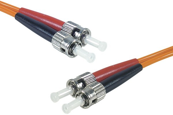 Jarretire optique duplex HD multi OM1 62,5/125 ST-UPC/ST-UPC orange - 3 m