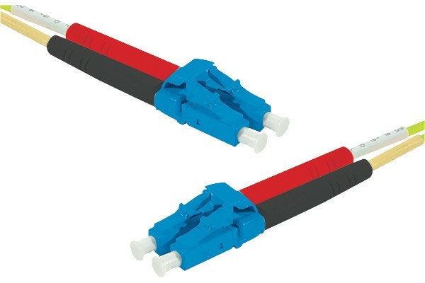 Jarretire optique duplex HD mono OS2 9/125 LC-UPC/LC-UPC jaune - 1 m