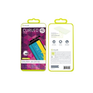 Muvit - film protecteur en verre trempe - Samsung Galaxy J8 2018