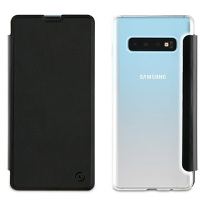 MUVIT PP FOLIO CASE NOIRE: SAMSUNG GALAXY S10