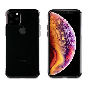 Muvit - coque crystal noire pour Apple iPhone 11 pro