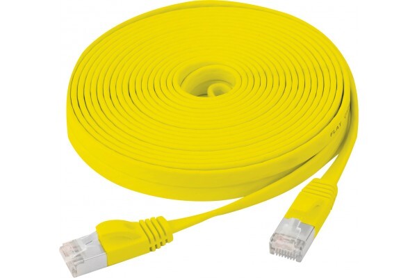 MCAD Cordon Rj45 Plat Categorie U/Ftp Snagless 0,5 Taille 6 Jaune de Inmac Wstore