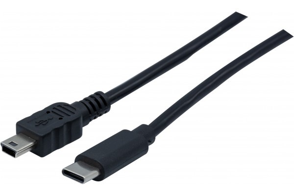 Dexlan Noir Câble Usb-C Vers Mini-B - 2 M - Image 2