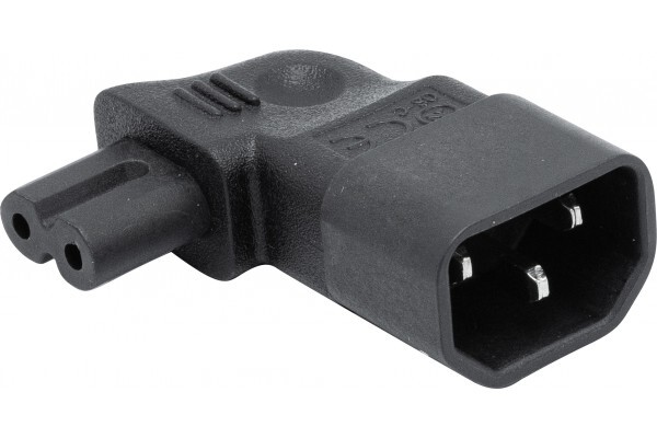 Adaptateur IEC C14 / IEC C7 coud