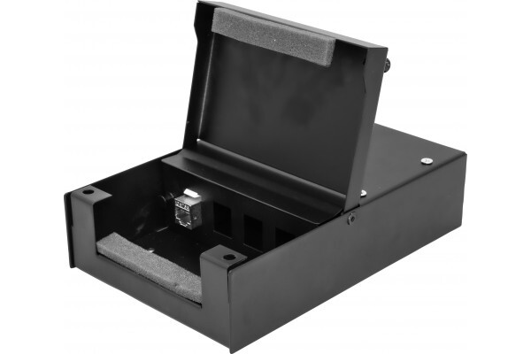 Botier point de consolidation pour 4 ports RJ45 keystone