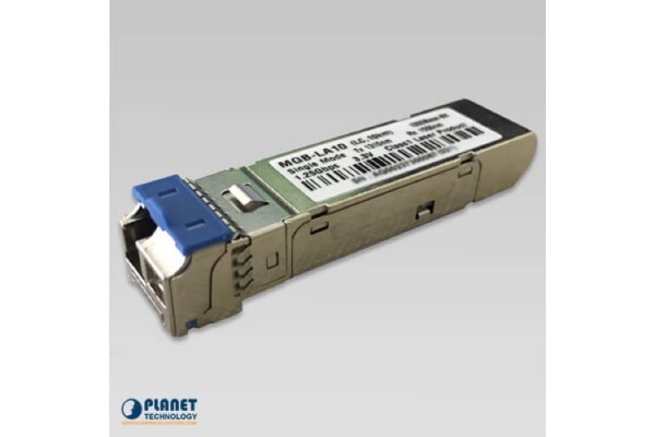 PLANET MGB-Series MGB-LA10 - Module transmetteur SFP (mini-GBIC) - GigE - 1000Base-BX - mode unique LC - jusqu\' 10 km - 1 310 (mission)/1 550 (rception) nm