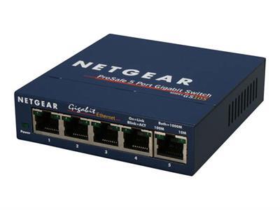 NETGEAR ProSafe GS105 - commutateur - 5 ports - Ordinateur de bureau