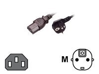 MCL Samar Mcl Cable D'alimentation Power Cee 7/7 Pour Power Iec 60320 C13 2 Taille 7 Noir de Inmac Wstore