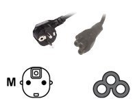 MCL - cable d'alimentation - power CEE 7/7 pour IEC 60320 C5 - 2 m