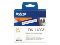 Brother DK-11203 - etiquettes pour dossiers - 300 etiquette(s) - 17 x 87 mm