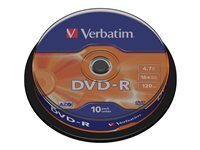 Verbatim - DVD-R x 10 - 4.7 Go - support de stockage