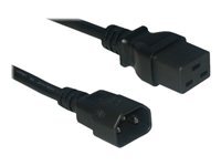 MCL - cable d'alimentation - IEC 60320 C19 pour IEC 60320 C14 - 2 m