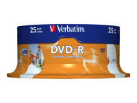 Verbatim - DVD-R x 25 - 4.7 Go - support de stockage