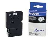 Brother - noir - etiquettes - 1 rouleau(x) - Rouleau (1,2 cm)