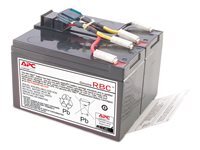 APC Cartouche de batterie de rechange #48 - Batterie d'onduleur - 1 x batterie - Acide de plomb - pour P/N: SMT750, SMT750C