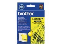 Brother LC1000Y - jaune - original - cartouche d'encre