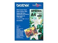 Brother BP60MA Matte Inkjet Paper - papier - mat - 25 feuille(s) - A4 - 145 g/mÂ²