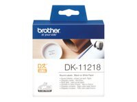 Brother DK-11218 - etiquettes - 1000 unites - Rouleau (2,4 cm)