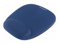 Kensington Tapis De Souris Bleu En Mousse, Repose-poignets Intégré