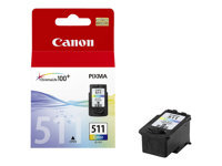 Canon CL-511 - couleur (cyan, magenta, jaune) - original - cartouche d'encre