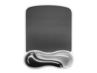 Kensington Tapis De Souris Avec Repose-poignet, Duo Gel, Noir Et Fumé Gris - vue 3