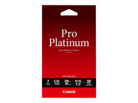 Canon Photo Paper Pro Platinum - papier photo - 20 feuille(s) - 100 x 150 mm - 300 g/mÂ²