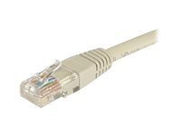 Cordon RJ45 catgorie 5e U/UTP gris CCA - 1 m