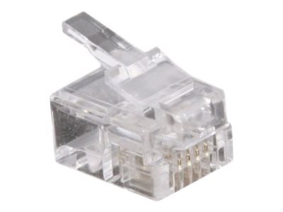 Connecteur  sertir 6P4C RJ11 UTP Tlphonie - lot de 50