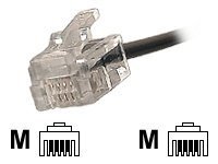 MCAD Dexlan Cable De Telephone 2 2M Noir de Inmac Wstore