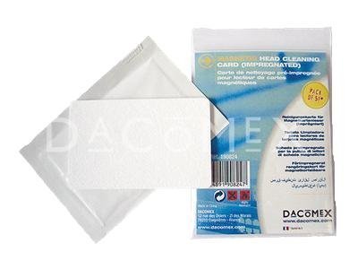DACOMEX Pack de 5 cartes de nettoyage pour lecteur de cartes