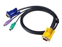Aten 2L-5206P Cable Clavier / Video / Souris (Kvm) 6 6M Violet/Bleu/Vert de Inmac Wstore - Image 1