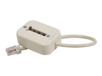 Adaptateur prise tlphonique T vers RJ45 0,20 M