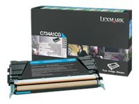 Lexmark - cyan - original - cartouche de toner - LCCP, LRP