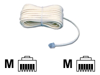 MCL cble de tlphone - 3 m