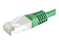 Cordon RJ45 catgorie 6 S/FTP vert - 0,3 m